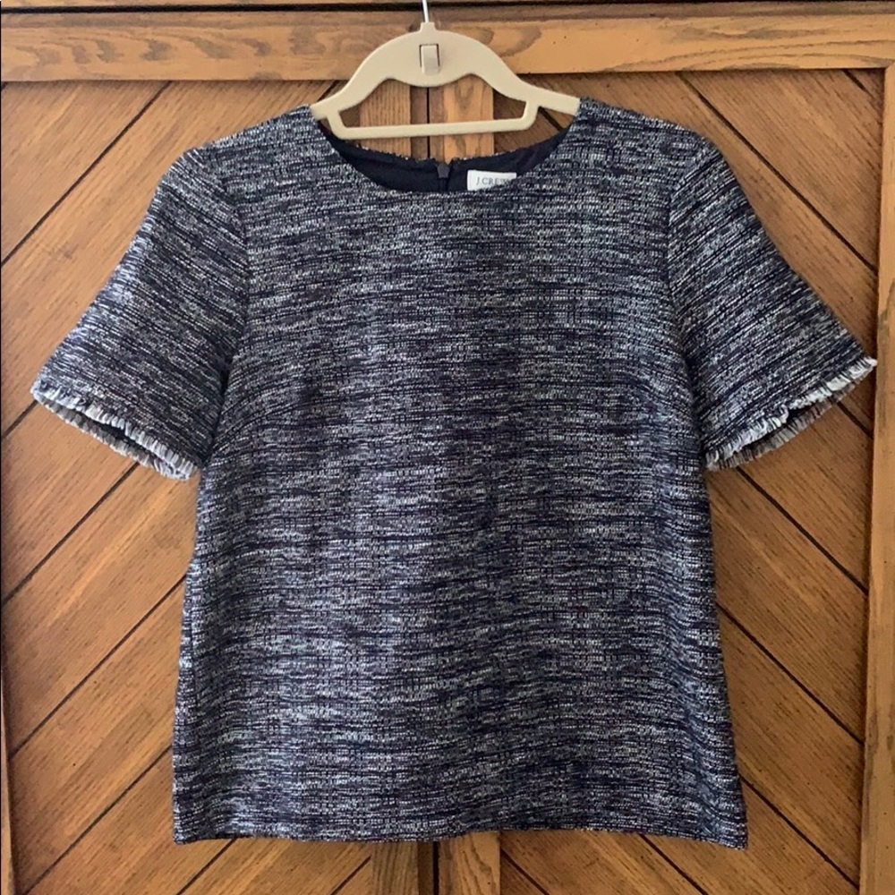 NWT J.Crew short-sleeve blouse